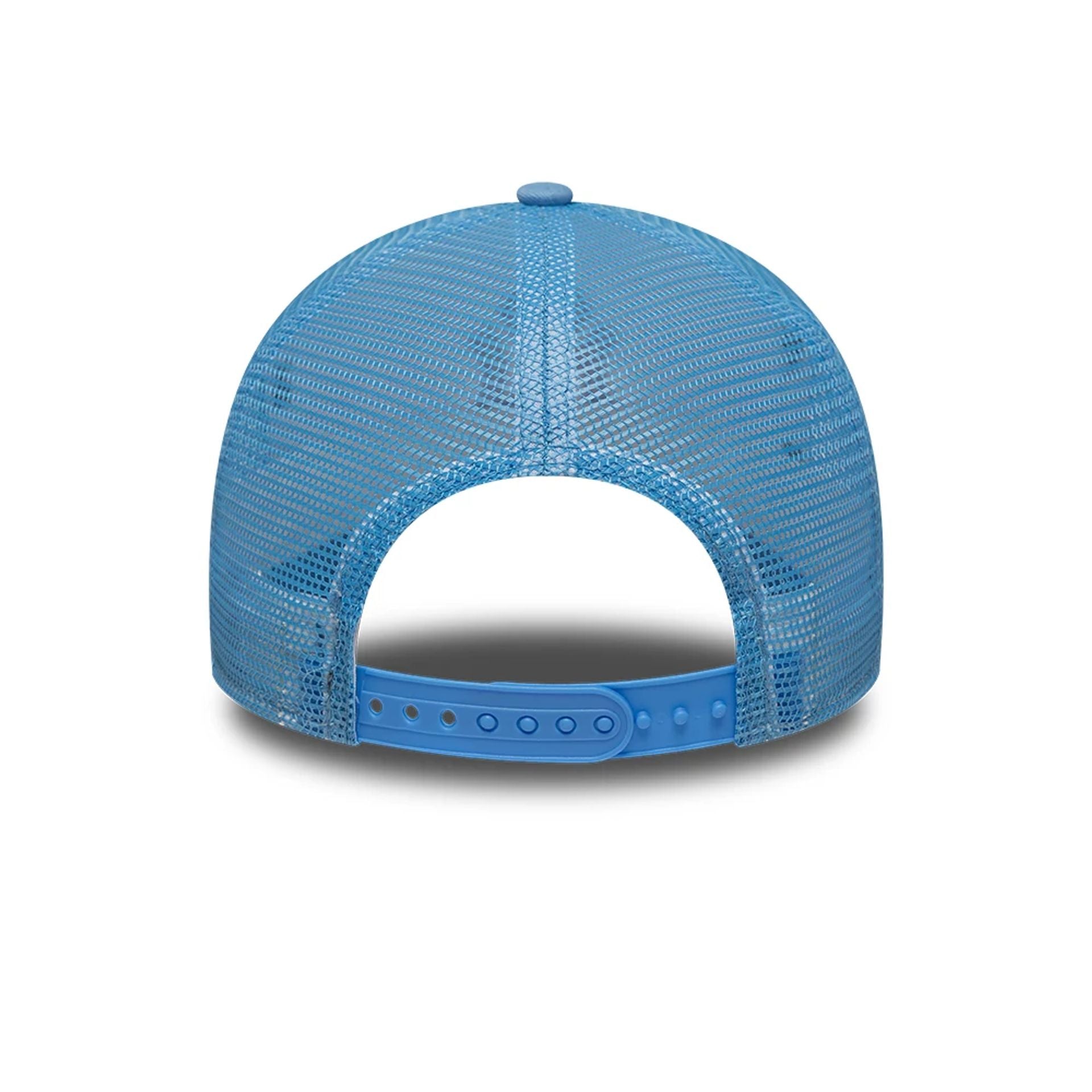 New York Yankees MLB League Essential Pastel Blue 9FORTY A-Frame Trucker Adjustable Cap