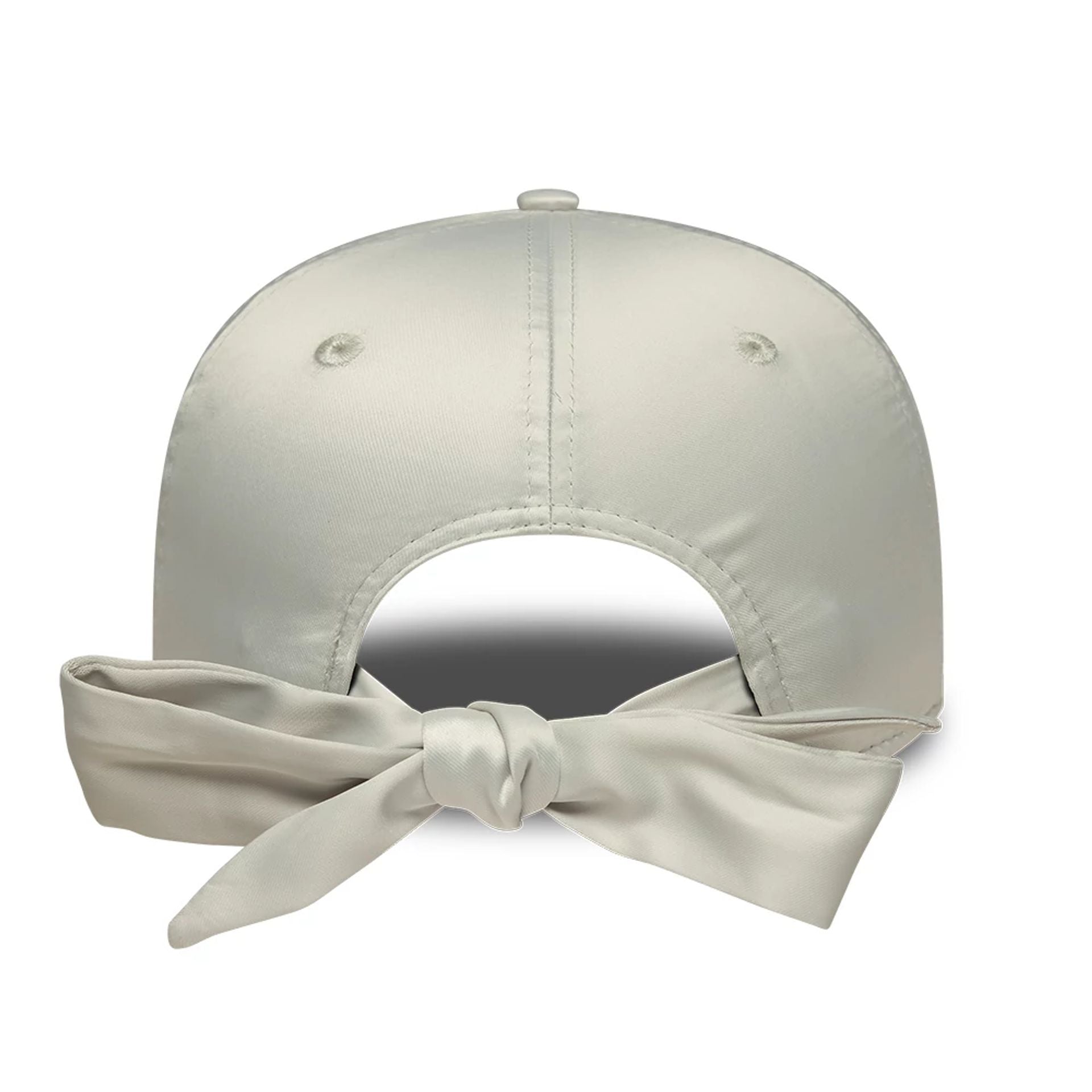 New York Yankees Womens MLB Satin Bow Back Grey 9FORTY Adjustable Cap