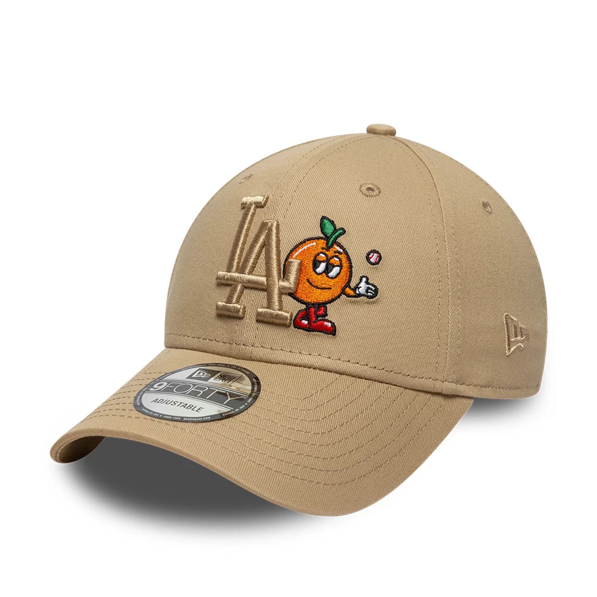LA Dodgers MLB Icon Beige 9FORTY Adjustable Cap