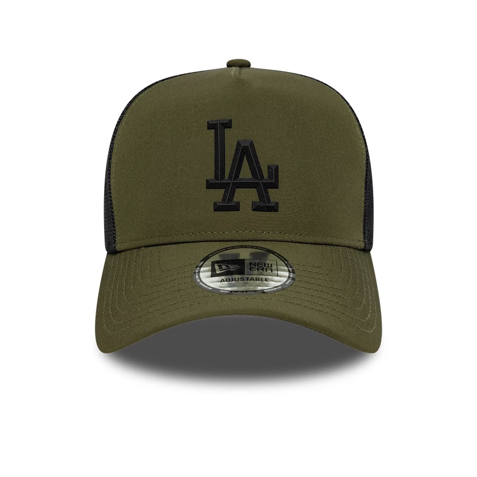 LA Dodgers MLB Sport Dark Green 9FORTY A-Frame Trucker Adjustable Cap