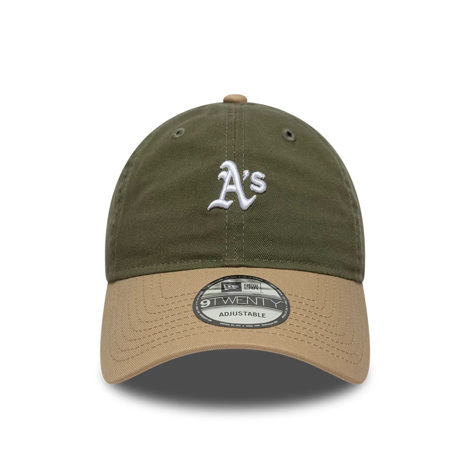 Athletics MLB Washed Contrast Green 9TWENTY Adjustable Cap