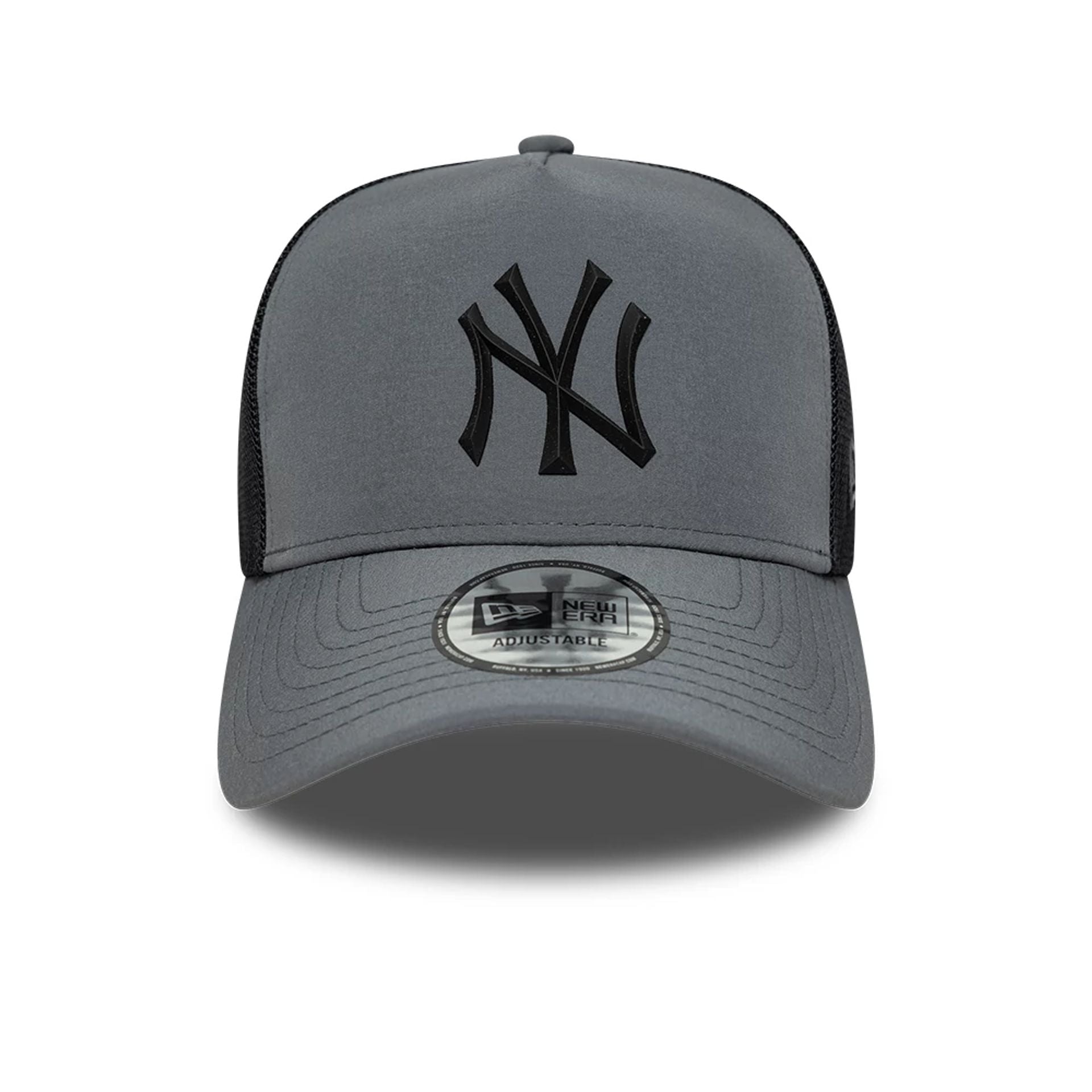 New York Yankees MLB Sport Charcoal 9FORTY A-Frame Trucker Adjustable Cap