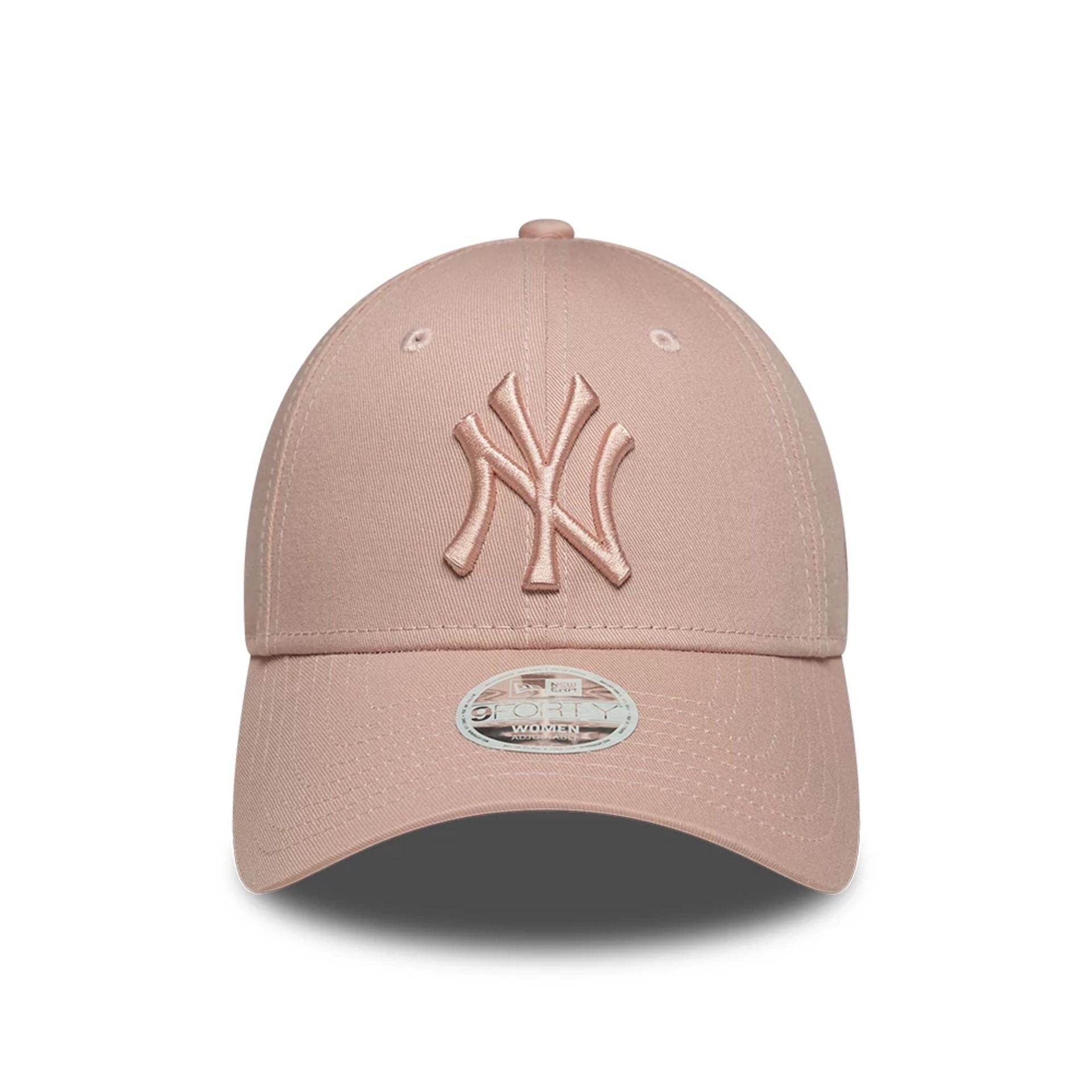 New York Yankees Womens MLB League Essential Pastel Pink 9FORTY Adjustable Cap