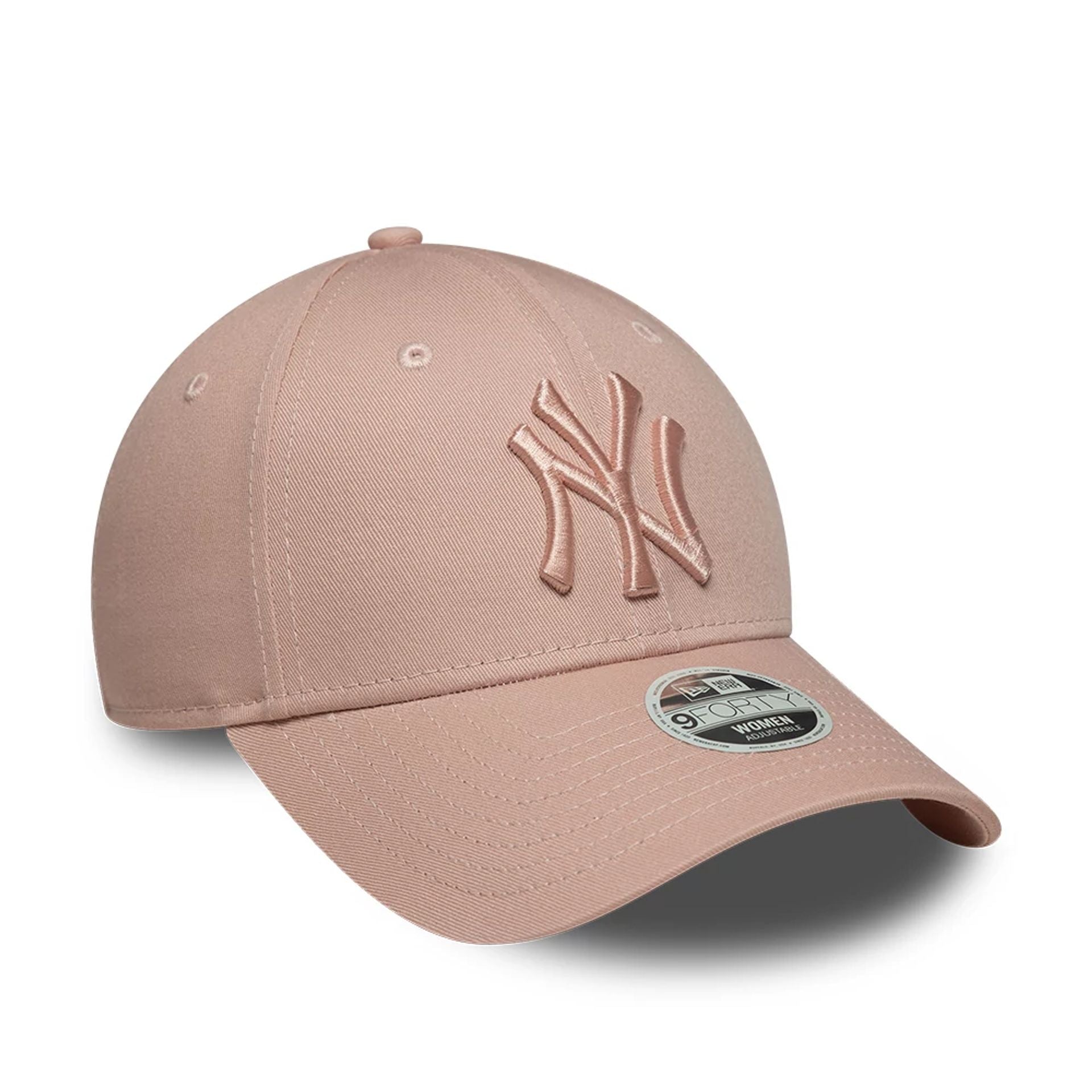 New York Yankees Womens MLB League Essential Pastel Pink 9FORTY Adjustable Cap