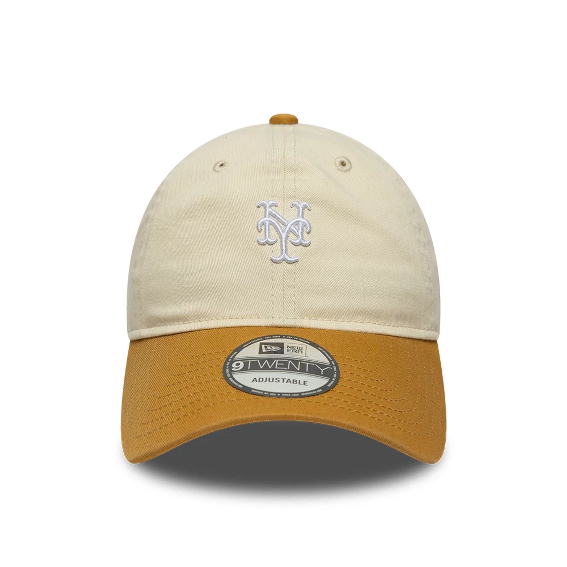 New York Mets MLB Washed Contrast Cream 9TWENTY Adjustable Cap