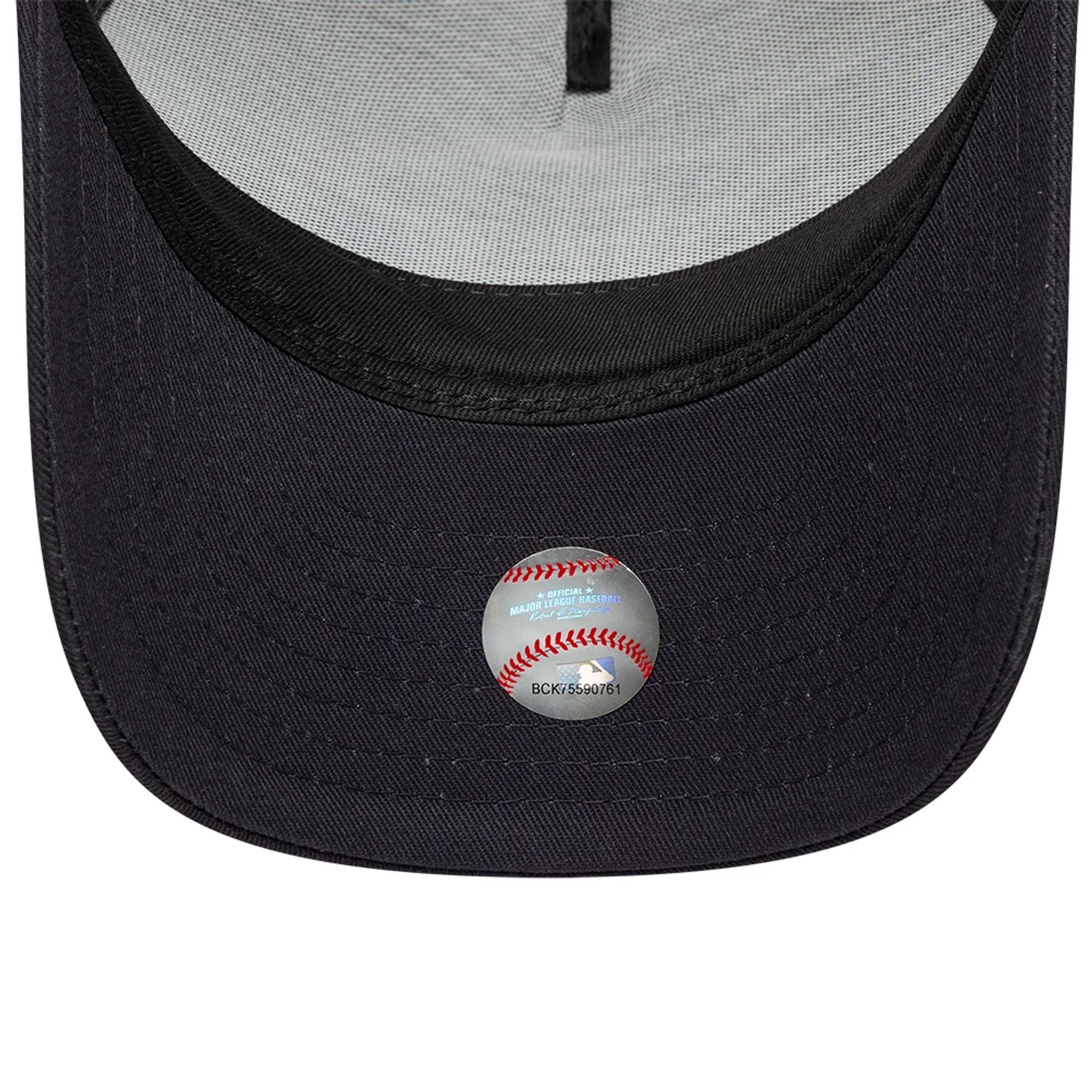 LA Dodgers MLB Patch Navy 9FORTY M-Crown A-Frame Trucker Adjustable Cap