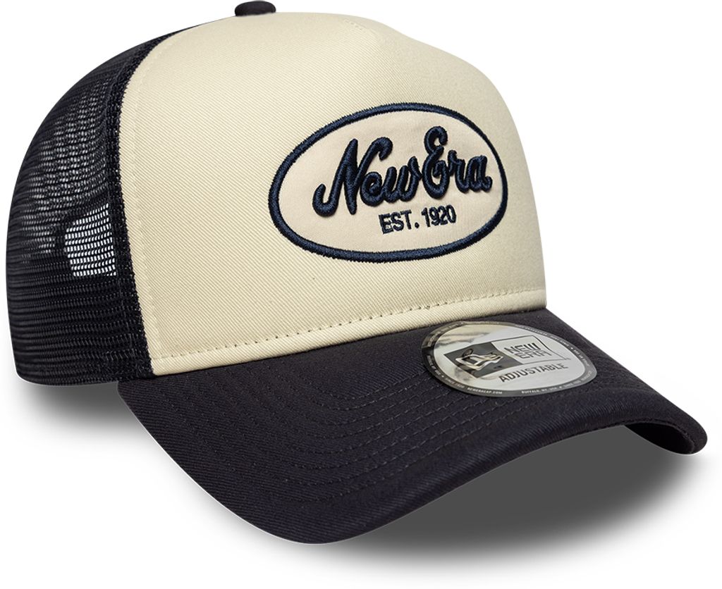 Trucker New Era Branded Beige Men Cap