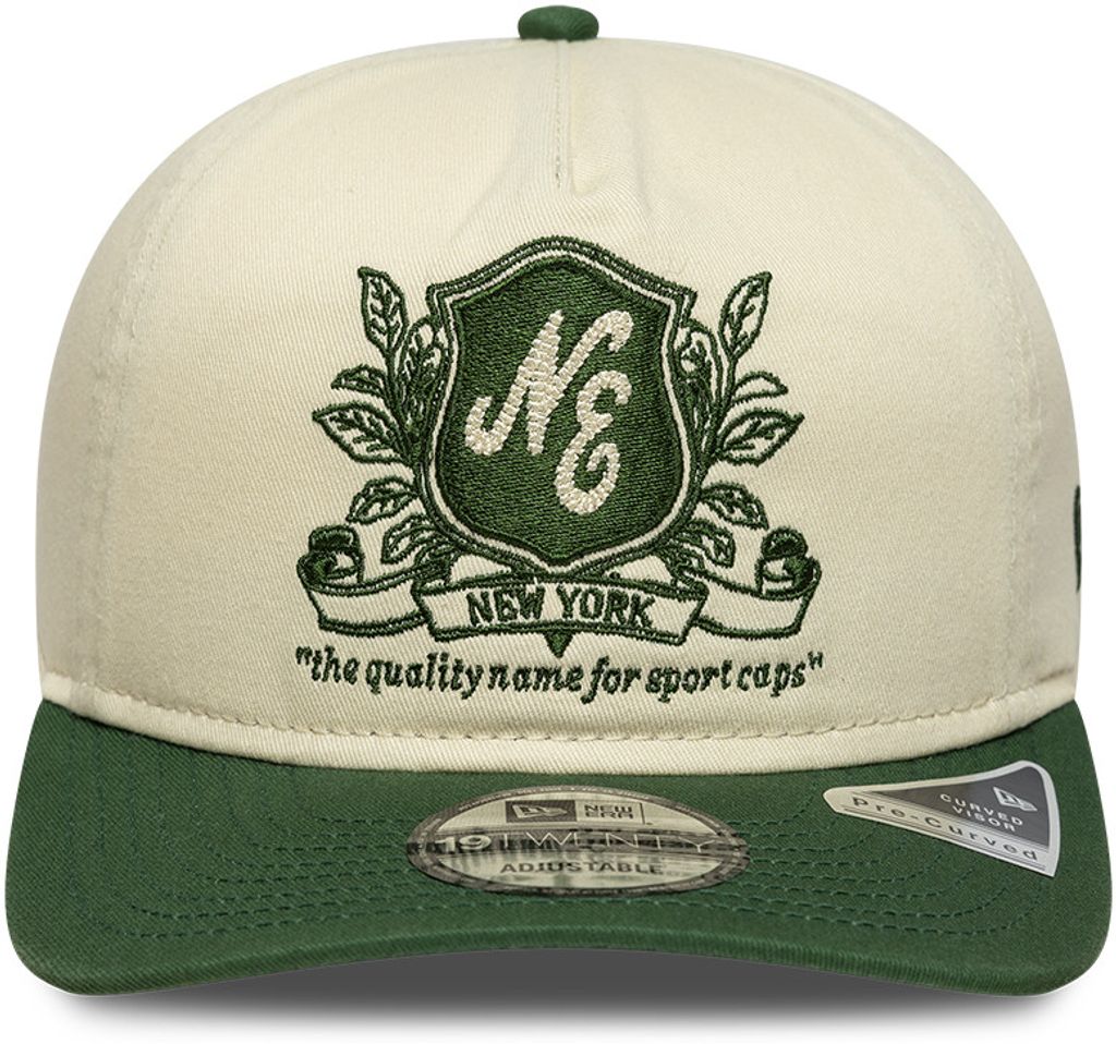 None New Era Branded Beige Men Cap