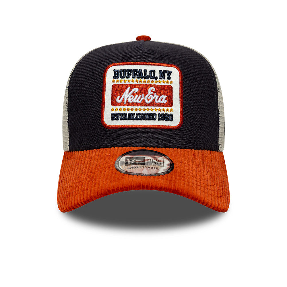 Trucker New Era Branded Navy Men Cap