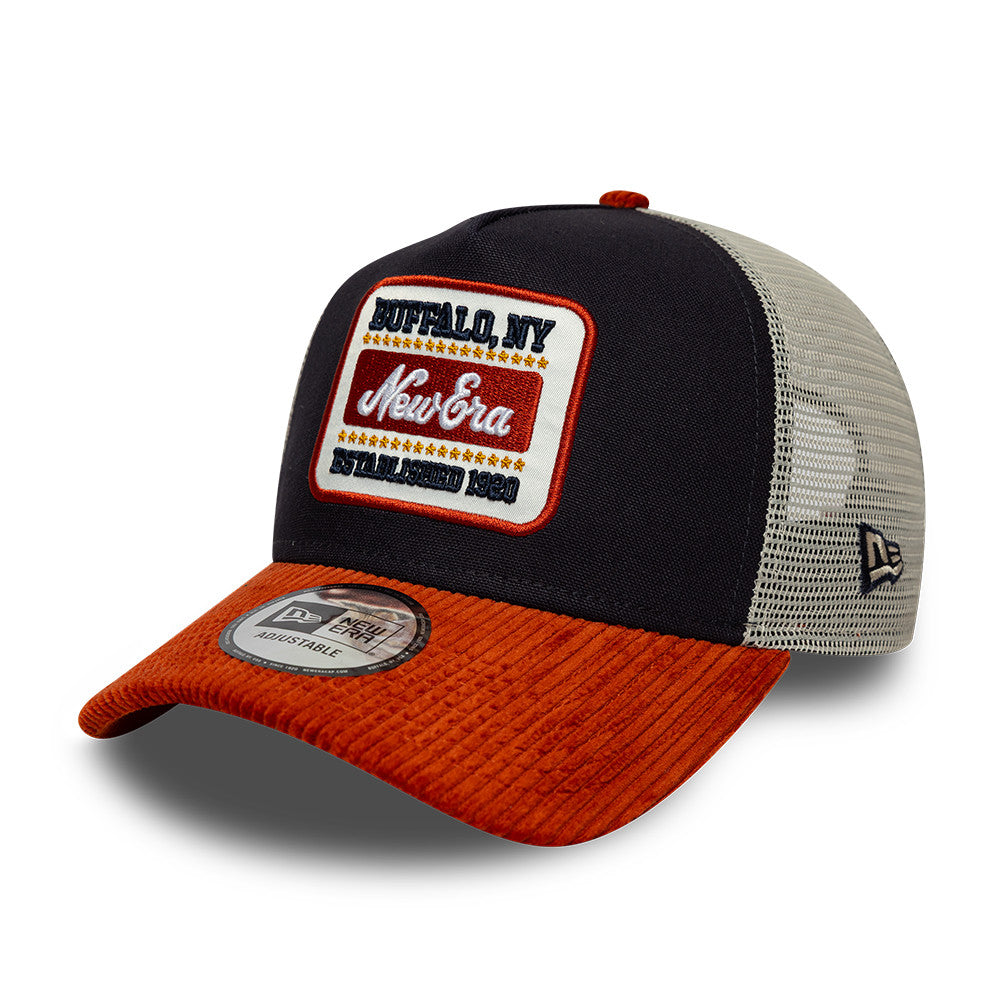 Trucker New Era Branded Navy Men Cap