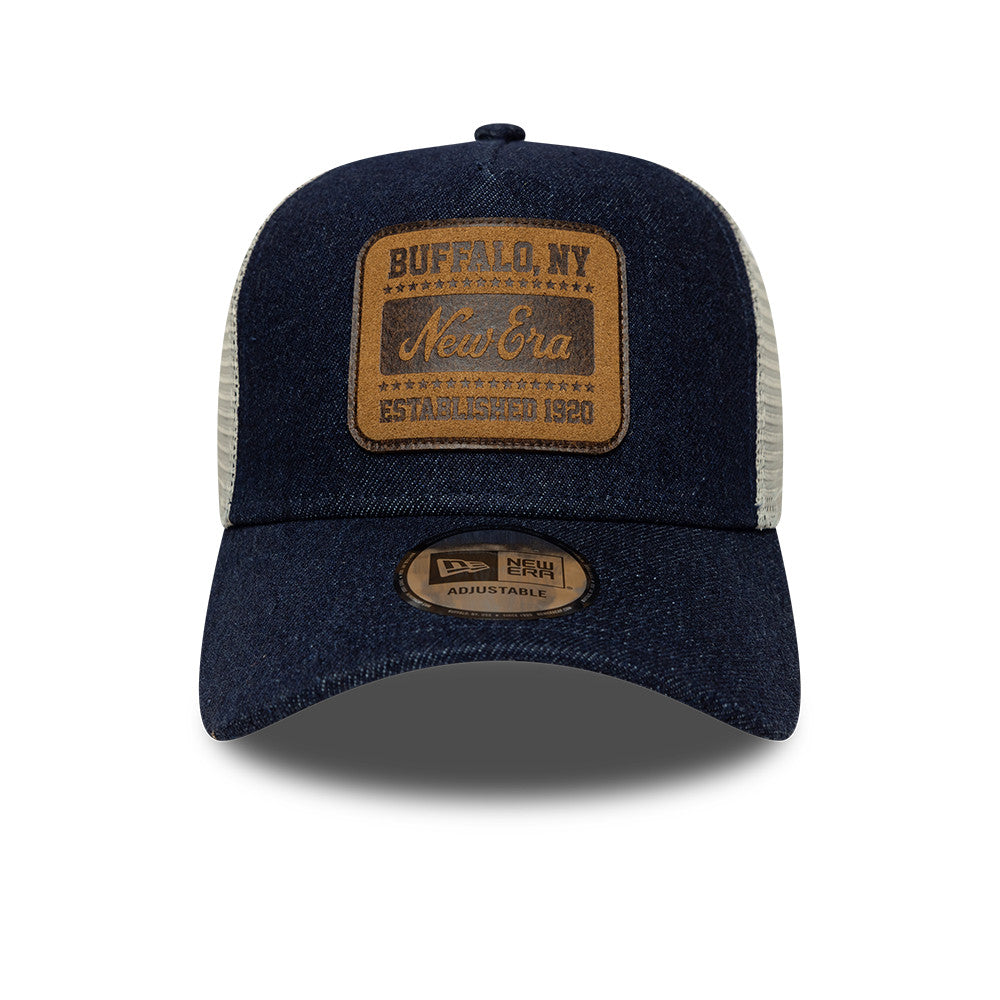 Trucker New Era Branded Blue Men Cap