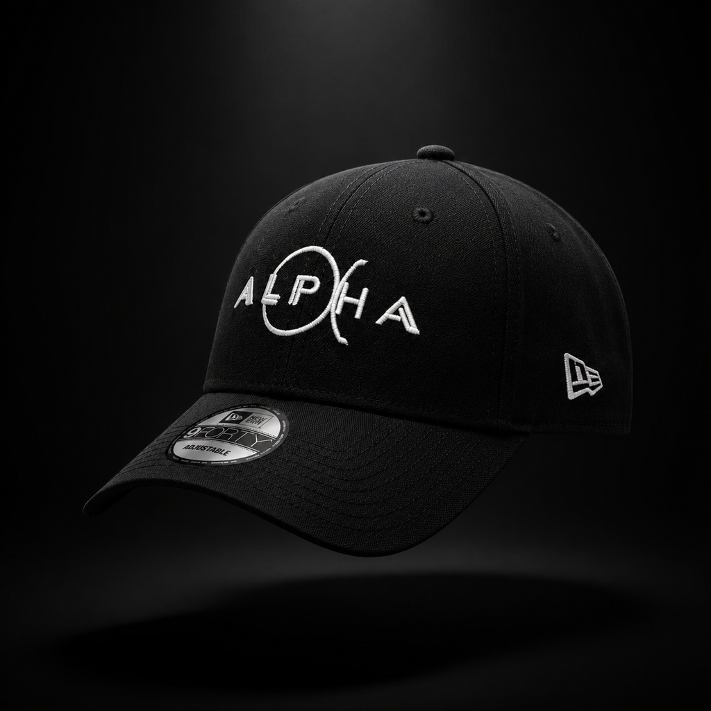 NEW ERA X ALPHA YRF COLLAB 9FORTY UNISEX BLACK CAP